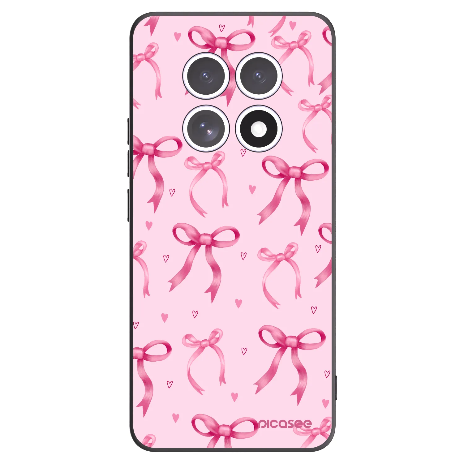 Picasee Xiaomi Redmi Note 15 Hülle - Schwarzes Silikon - Bow Aesthetic
