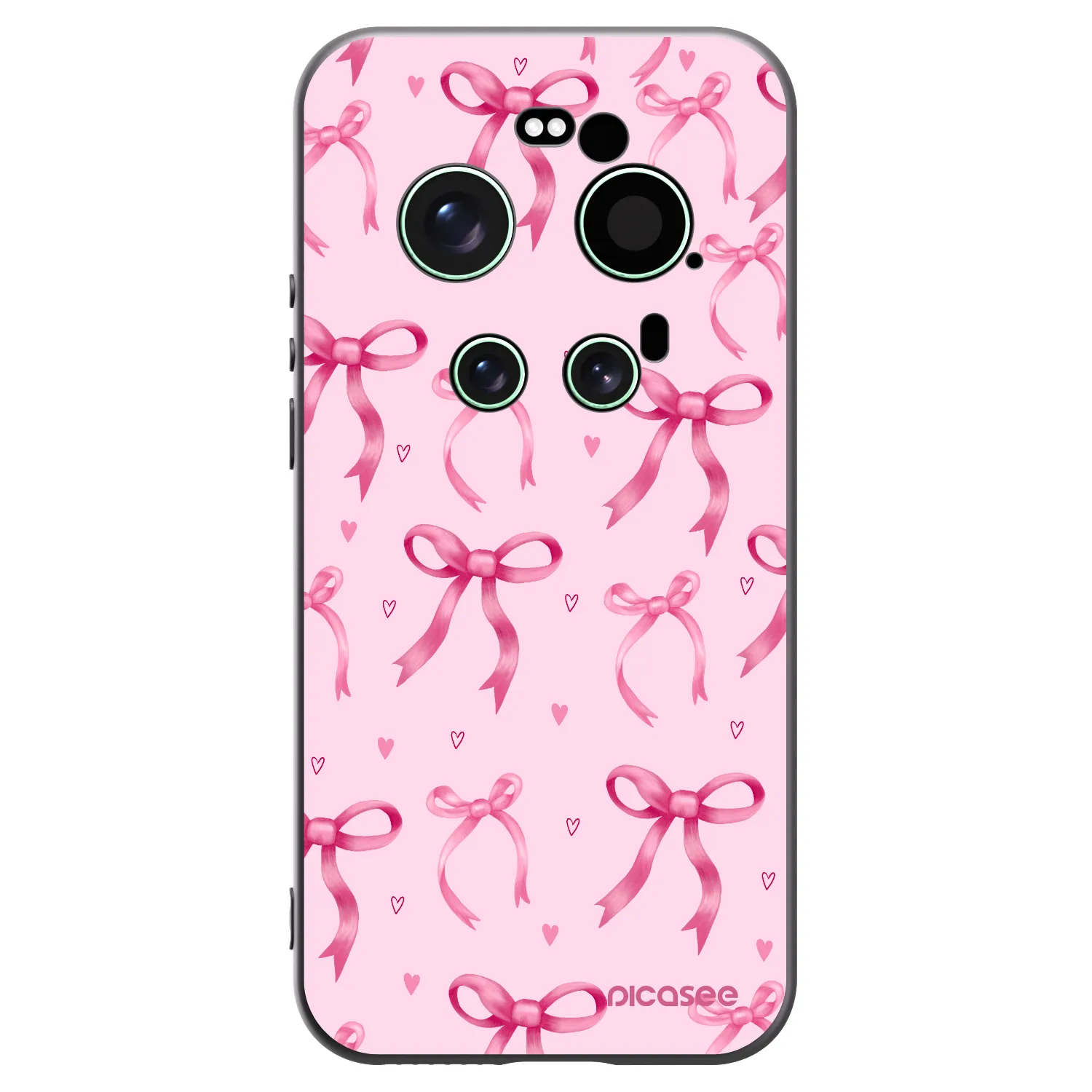 Picasee Xiaomi 17 Ultra Hülle - Schwarzes Silikon - Bow Aesthetic