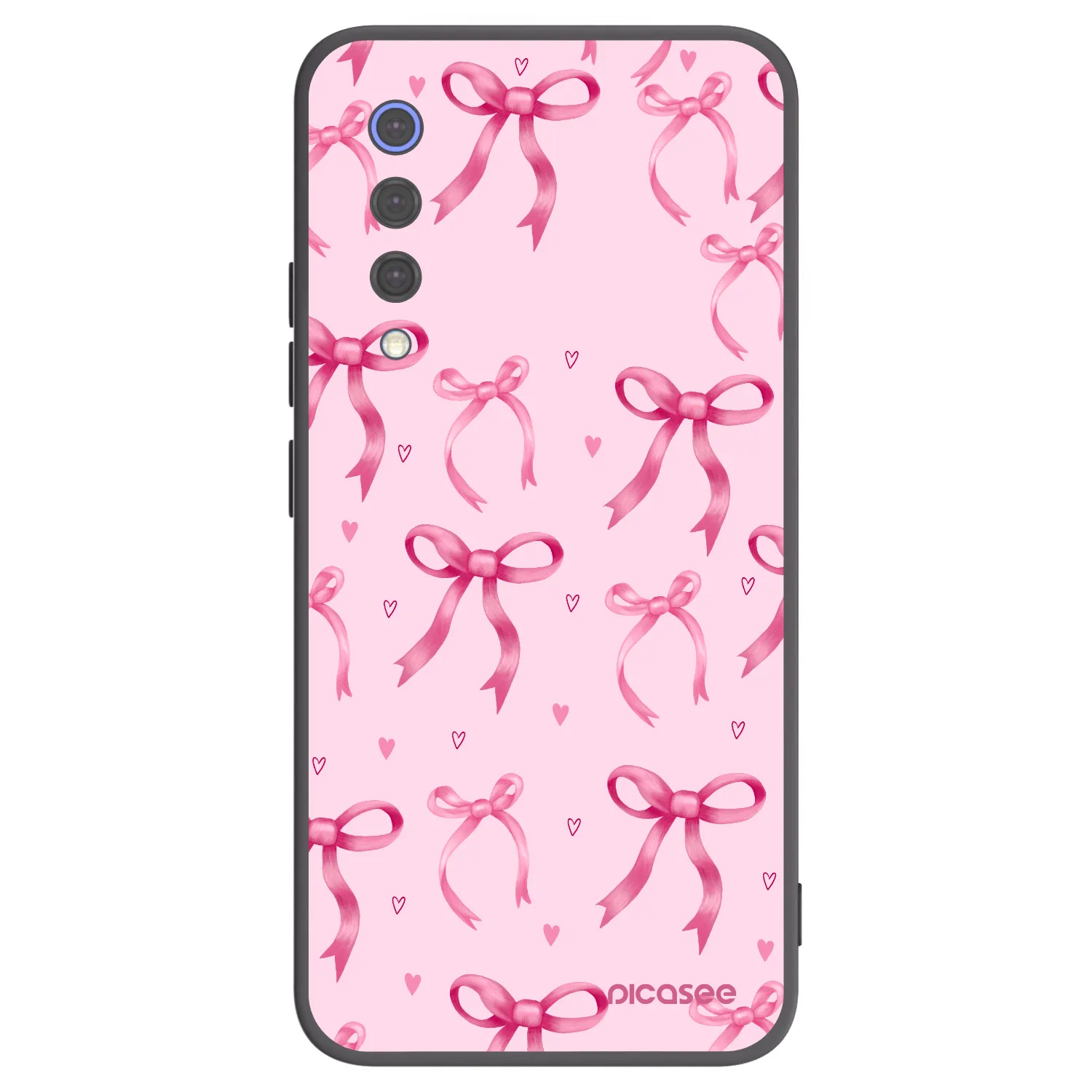 Picasee Xiaomi Mi 9 SE Hülle - Schwarzes Silikon - Bow Aesthetic