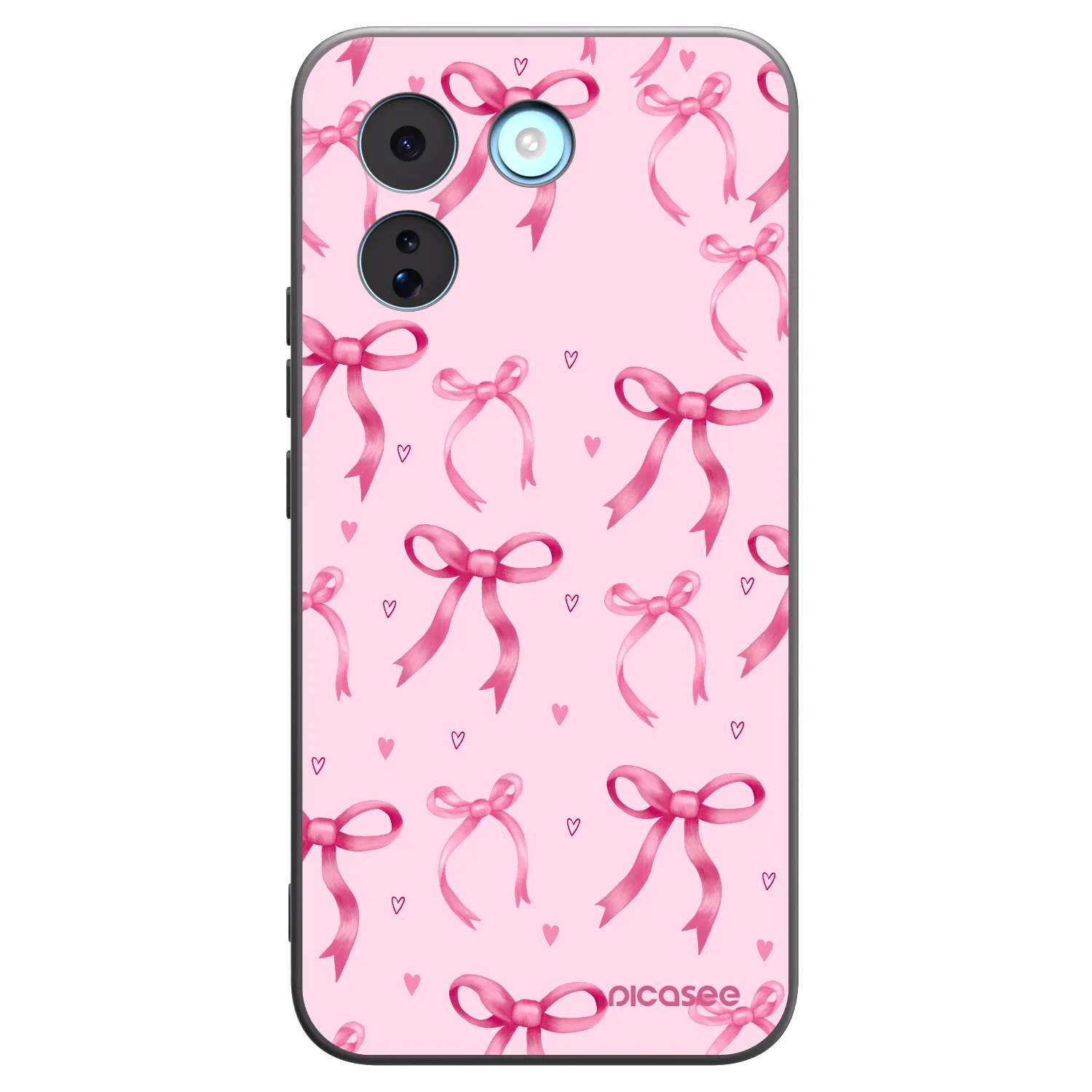 Picasee Xiaomi Redmi Note 17 Pro MAX 5G Hülle - Schwarzes Silikon - Bow Aesthetic