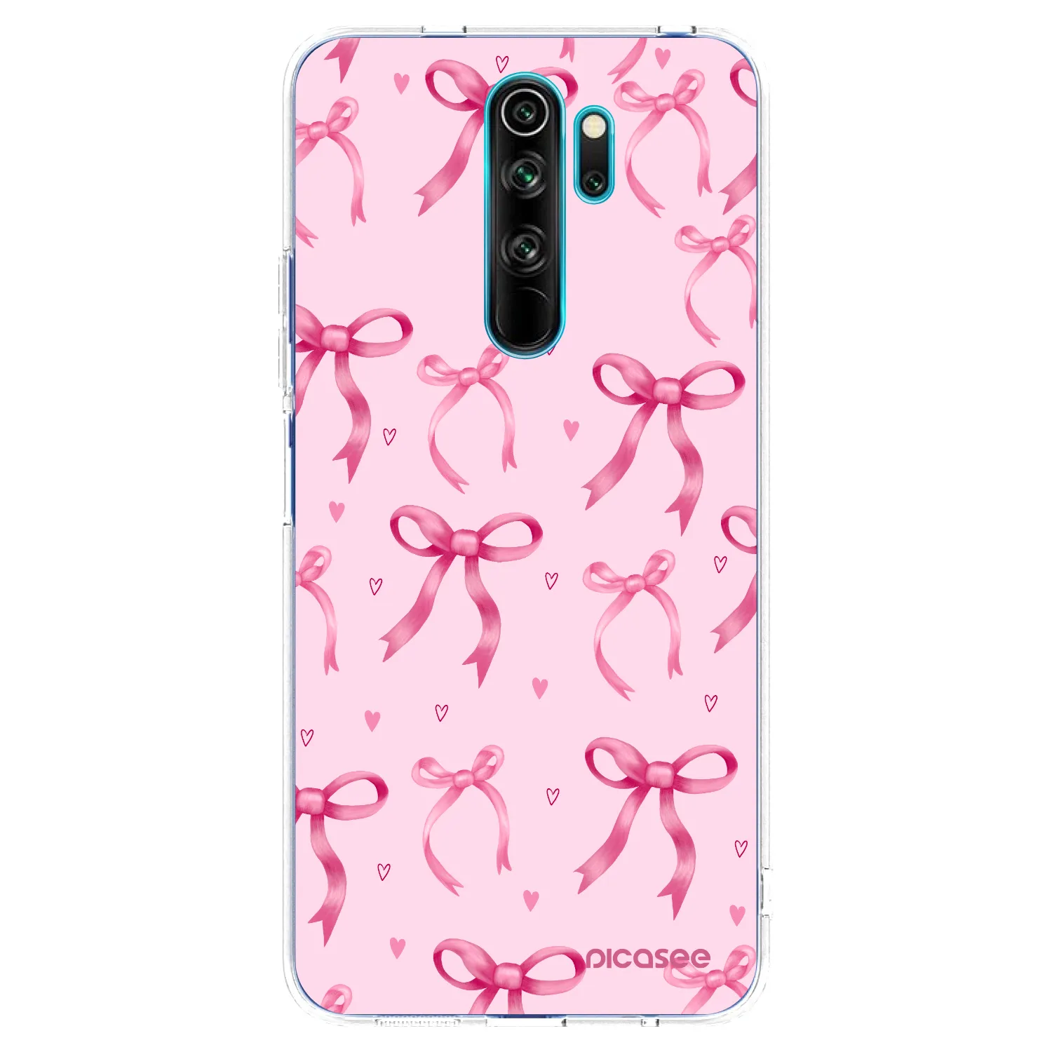 Picasee Xiaomi Redmi Note 8 Pro Hülle - Transparentes Silikon - Bow Aesthetic