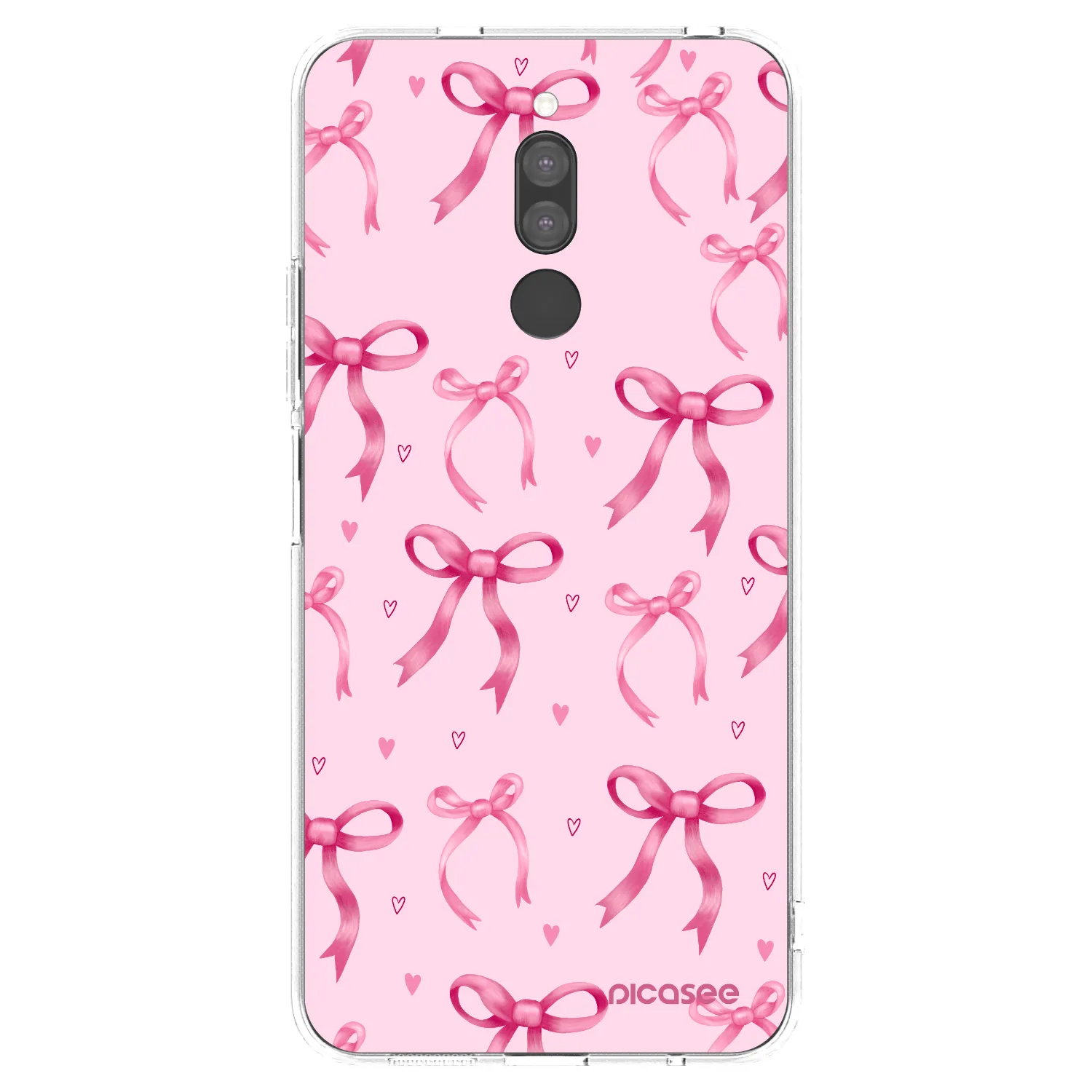 Picasee Xiaomi Redmi 8 Hülle - Transparentes Silikon - Bow Aesthetic