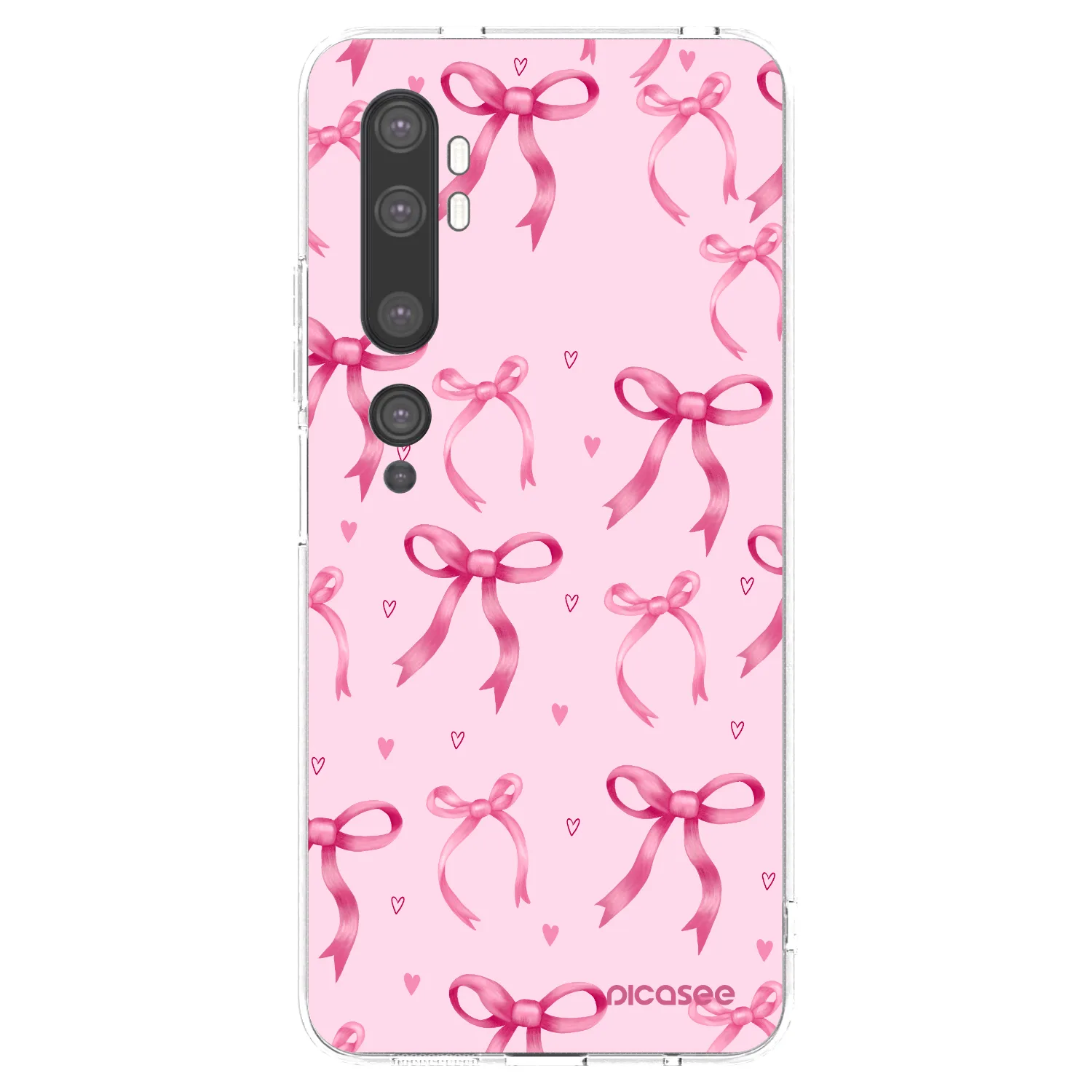 Picasee Xiaomi Mi Note 10 (Pro) Hülle - Transparentes Silikon - Bow Aesthetic