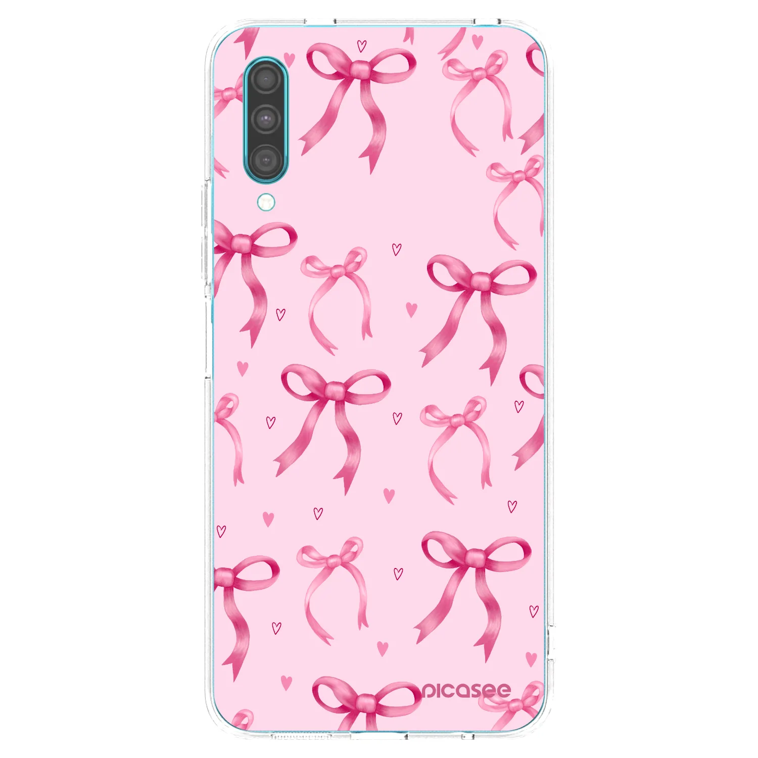 Picasee Samsung Galaxy A30s A307F Hülle - Transparentes Silikon - Bow Aesthetic