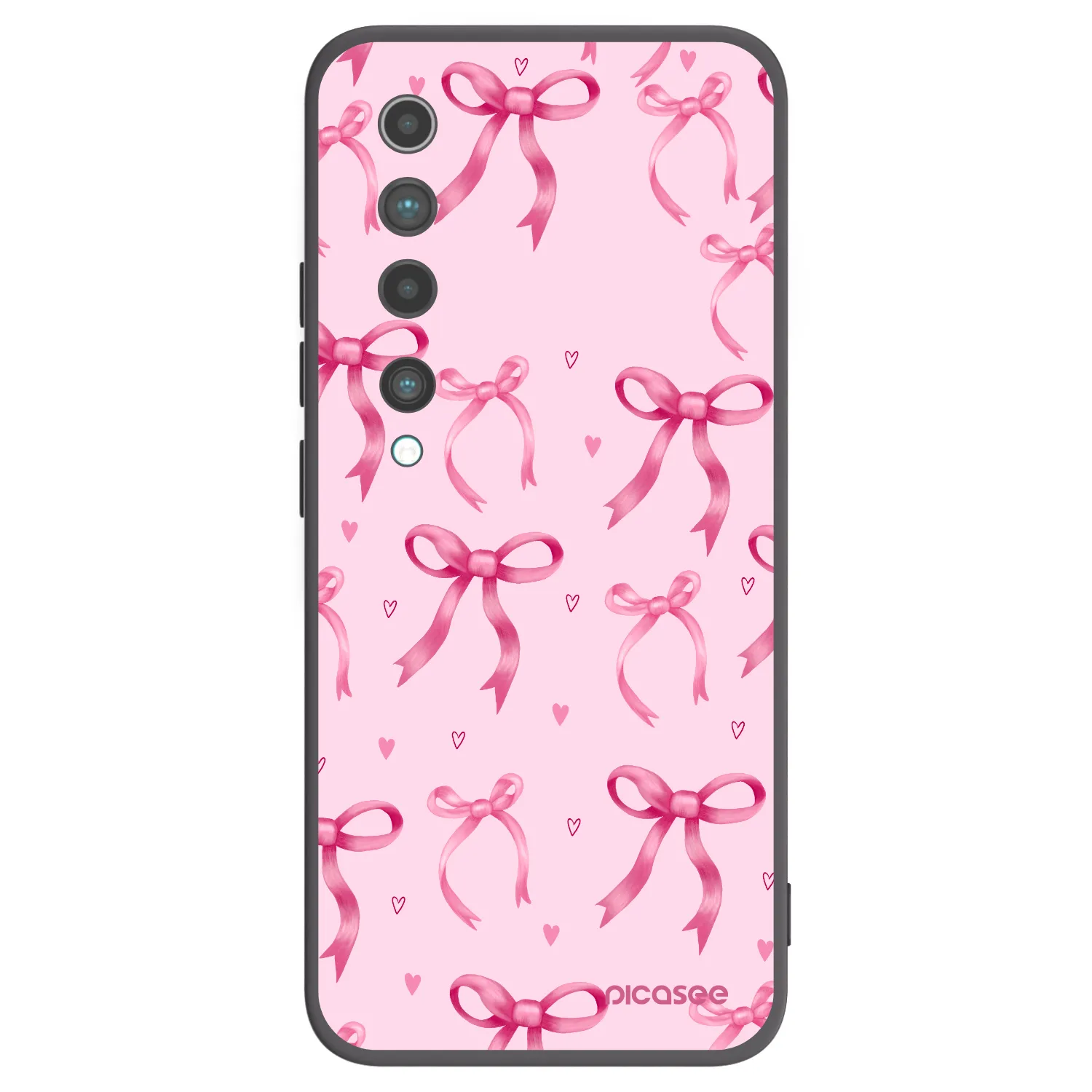 Picasee Xiaomi Mi 10 Hülle - Schwarzes Silikon - Bow Aesthetic