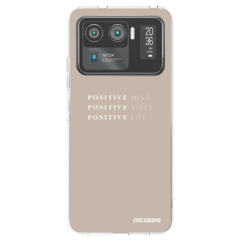 Picasee Xiaomi Mi 11 Ultra Hülle - Transparentes Silikon - Positive Vibes
