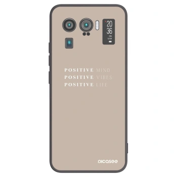 Picasee Xiaomi Mi 11 Ultra Hülle - Schwarzes Silikon - Positive Vibes