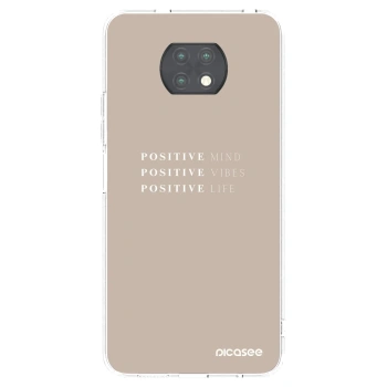 Picasee Xiaomi Redmi Note 9T Hülle - Transparentes Silikon - Positive Vibes