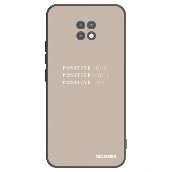 Picasee Xiaomi Redmi Note 9T Hülle - Schwarzes Silikon - Positive Vibes
