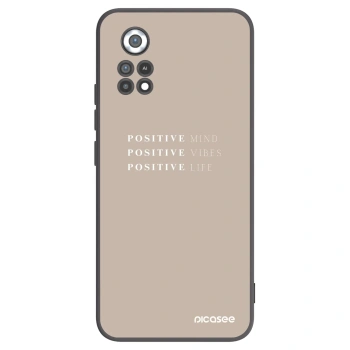 Picasee Xiaomi Poco X4 Pro 5G Hülle - Schwarzes Silikon - Positive Vibes
