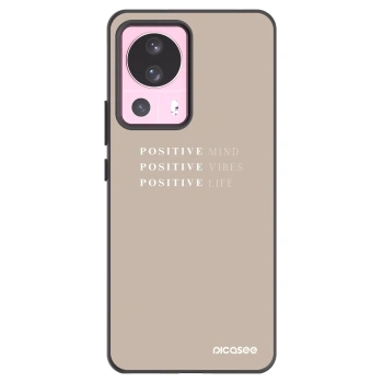 Picasee Xiaomi 13 Lite Hülle - Schwarzes Silikon - Positive Vibes