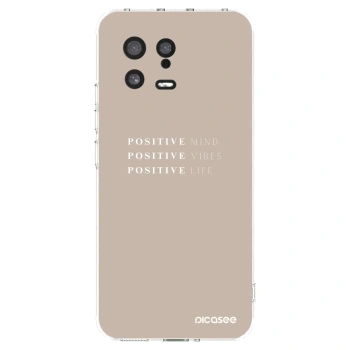 Picasee Xiaomi 13 Hülle - Transparentes Silikon - Positive Vibes