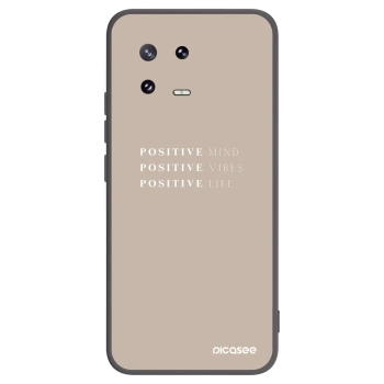Picasee Xiaomi 13 Pro Hülle - Schwarzes Silikon - Positive Vibes