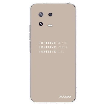 Picasee Xiaomi 13 Pro Hülle - Transparentes Silikon - Positive Vibes