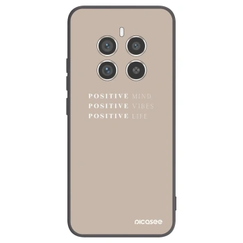 Picasee Realme 12 Pro 5G Hülle - Schwarzes Silikon - Positive Vibes