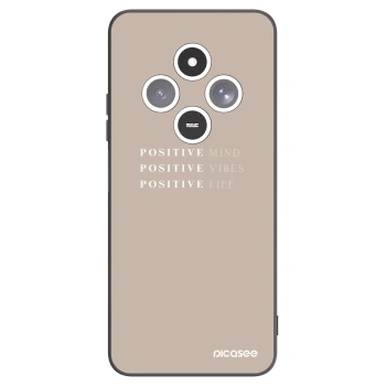 Picasee Xiaomi Redmi 14C Hülle - Schwarzes Silikon - Positive Vibes