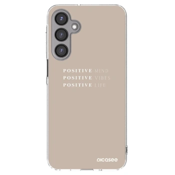 Picasee Samsung Galaxy A16 5G Hülle - Transparentes Silikon - Positive Vibes