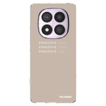 Picasee Xiaomi Redmi Note 14 Pro 4G Hülle - Transparentes Silikon - Positive Vibes