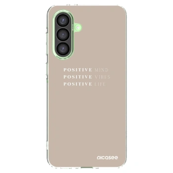 Picasee Samsung Galaxy A26 5G A266B Hülle - Transparentes Silikon - Positive Vibes