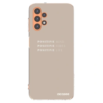 Picasee Samsung Galaxy A13 5G Hülle - Transparentes Silikon - Positive Vibes