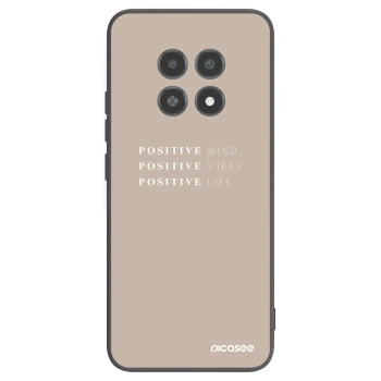 Picasee Realme 12X Hülle - Schwarzes Silikon - Positive Vibes