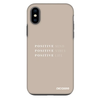 Hülle für Apple iPhone X/XS - Positive Vibes
