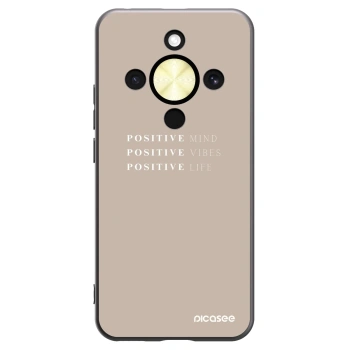 Picasee Honor Magic8 Lite 5G Hülle - Schwarzes Silikon - Positive Vibes