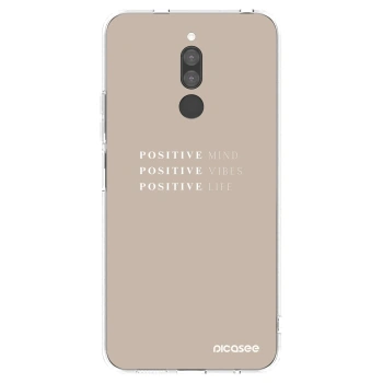 Picasee Xiaomi Redmi 8 Hülle - Transparentes Silikon - Positive Vibes