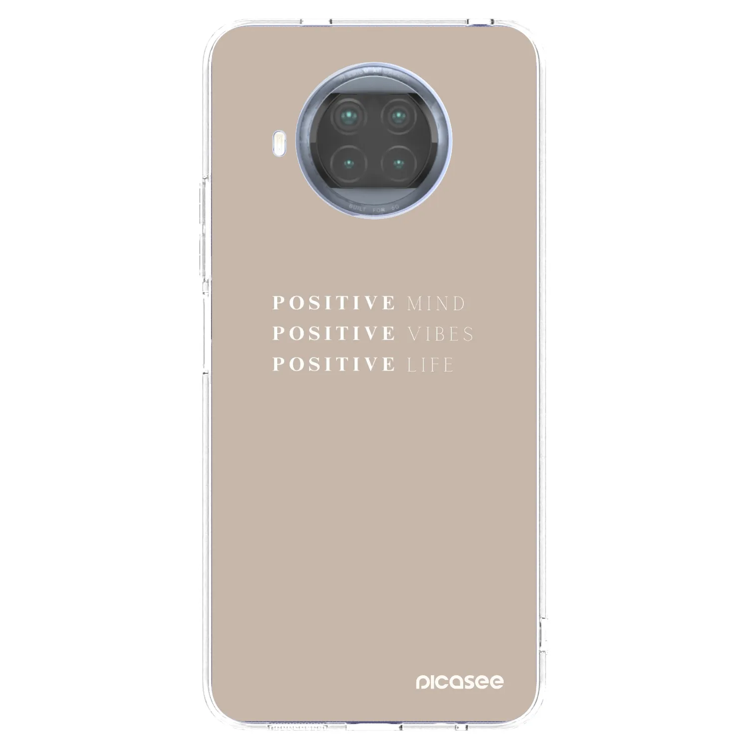 Picasee Xiaomi Mi 10T Lite Hülle - Transparentes Silikon - Positive Vibes