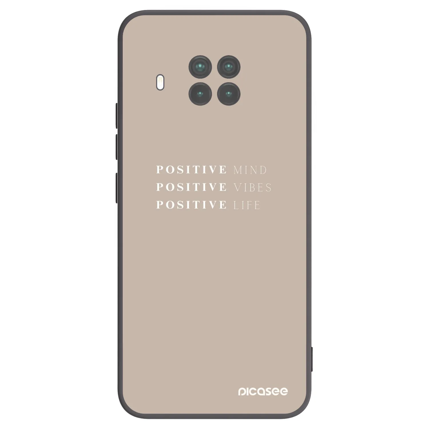 Picasee Xiaomi Mi 10T Lite Hülle - Schwarzes Silikon - Positive Vibes