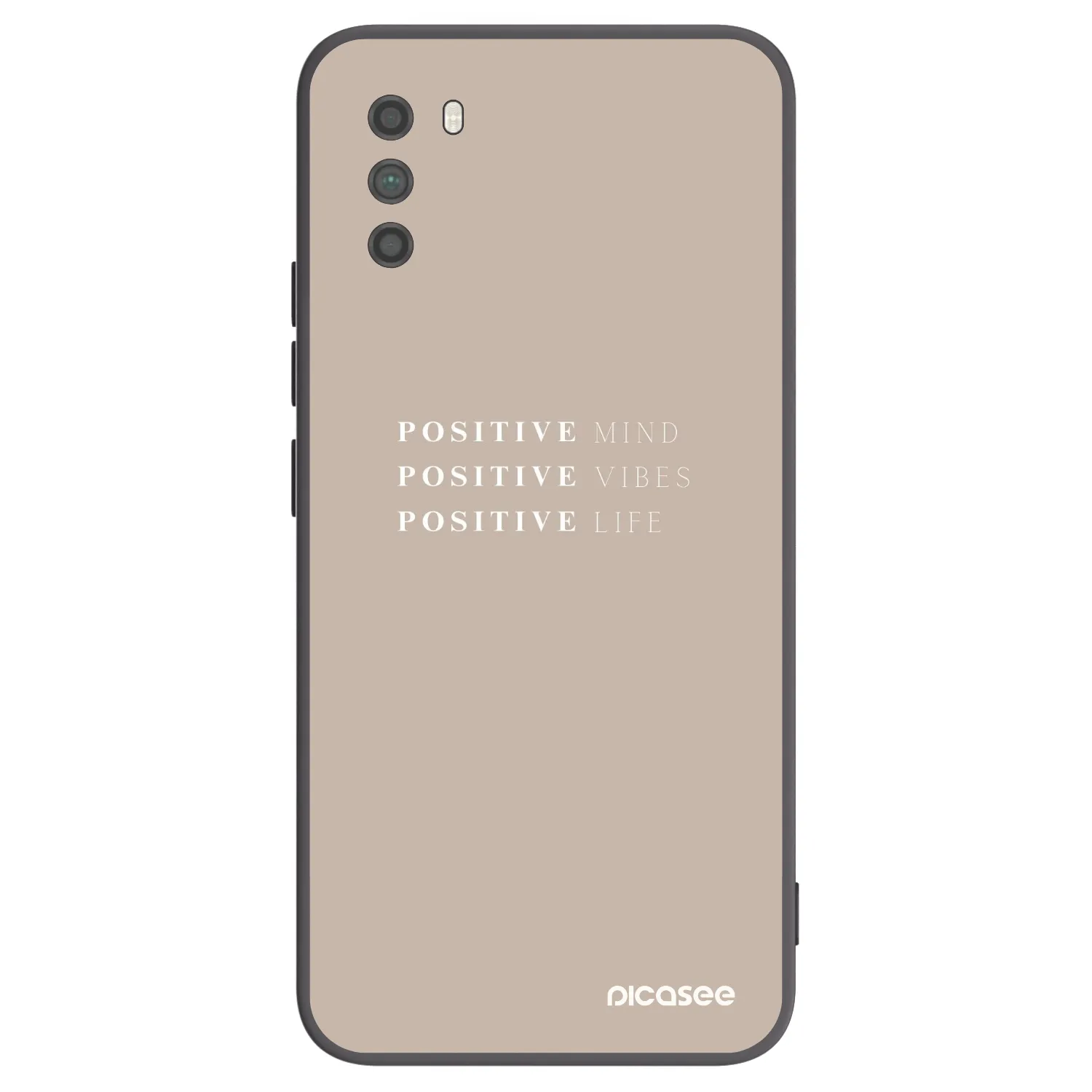 Picasee Xiaomi Poco M3 Hülle - Schwarzes Silikon - Positive Vibes