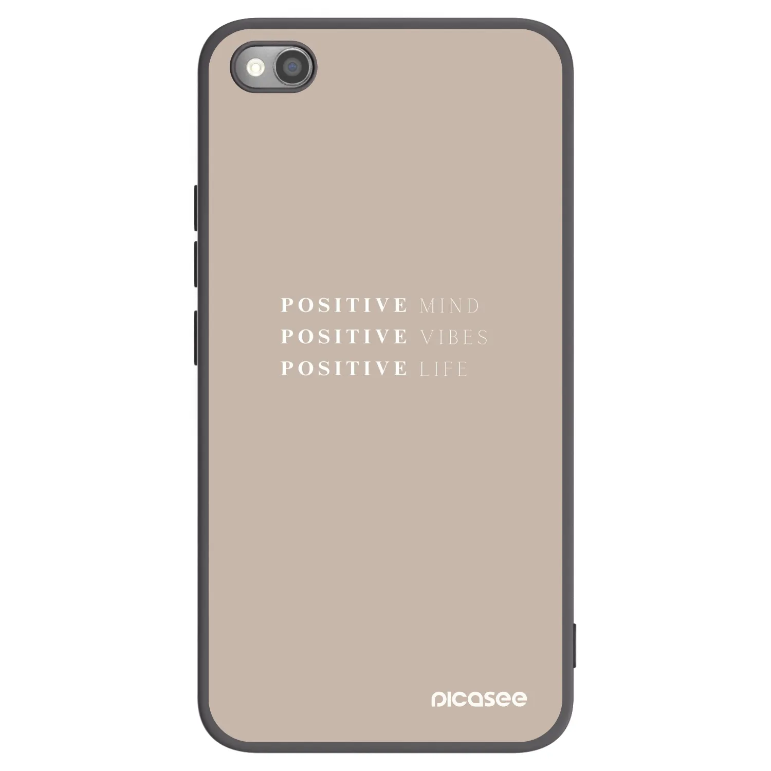 Picasee Xiaomi Redmi Note 11S 5G Hülle - Schwarzes Silikon - Positive Vibes