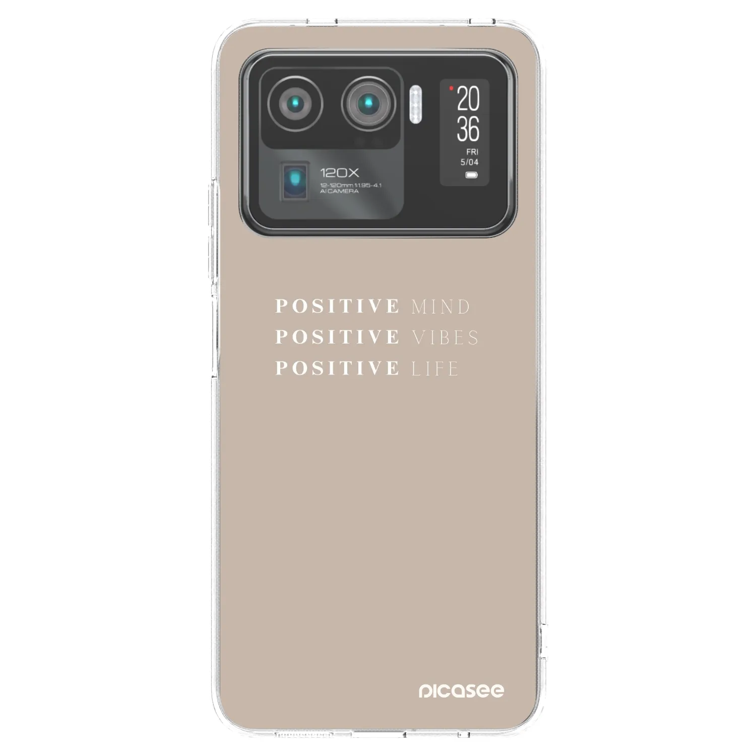 Picasee Xiaomi Mi 11 Ultra Hülle - Transparentes Silikon - Positive Vibes