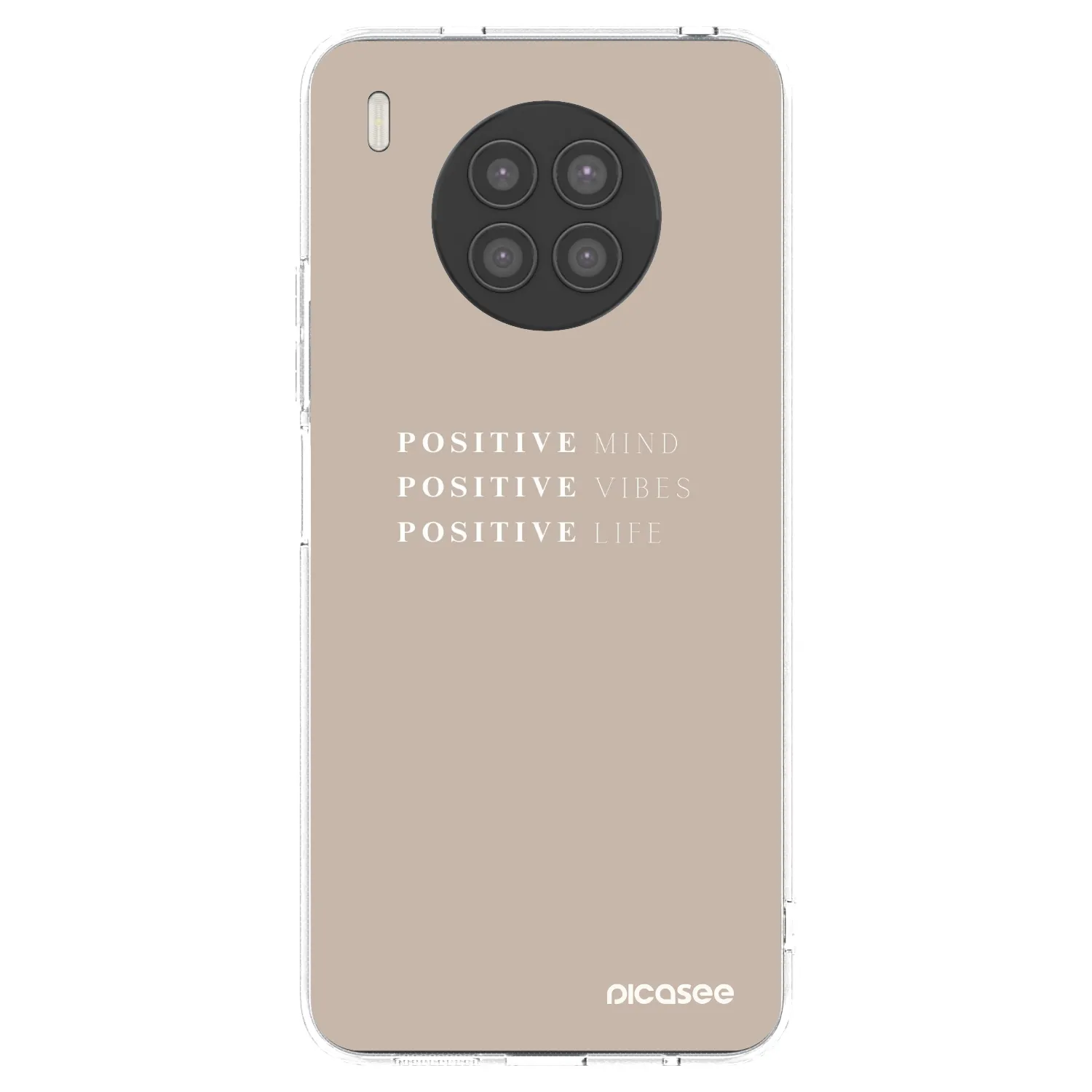 Picasee Huawei Nova 8i Hülle - Transparentes Silikon - Positive Vibes