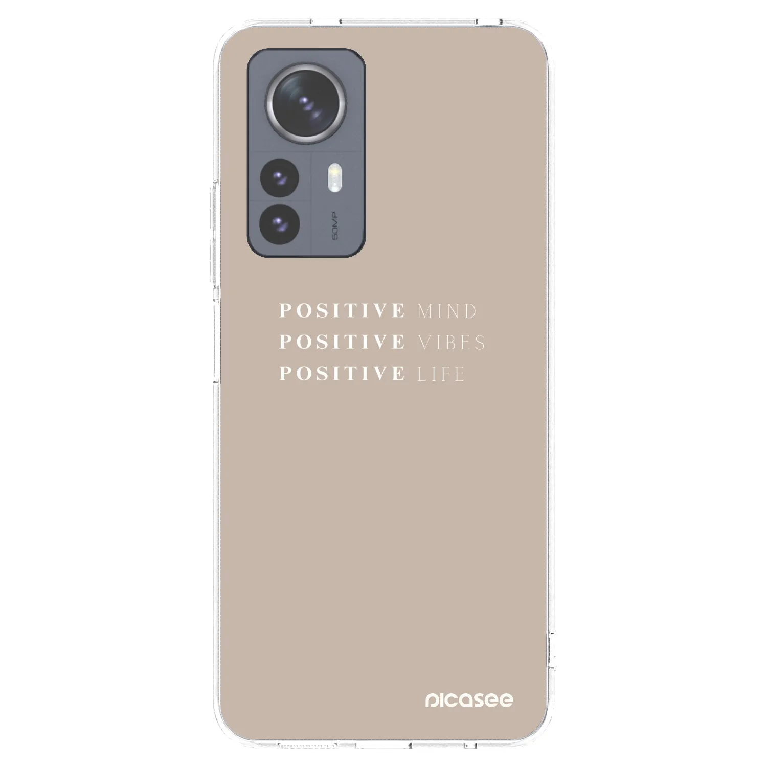 Picasee Xiaomi 12 Pro Hülle - Transparentes Silikon - Positive Vibes