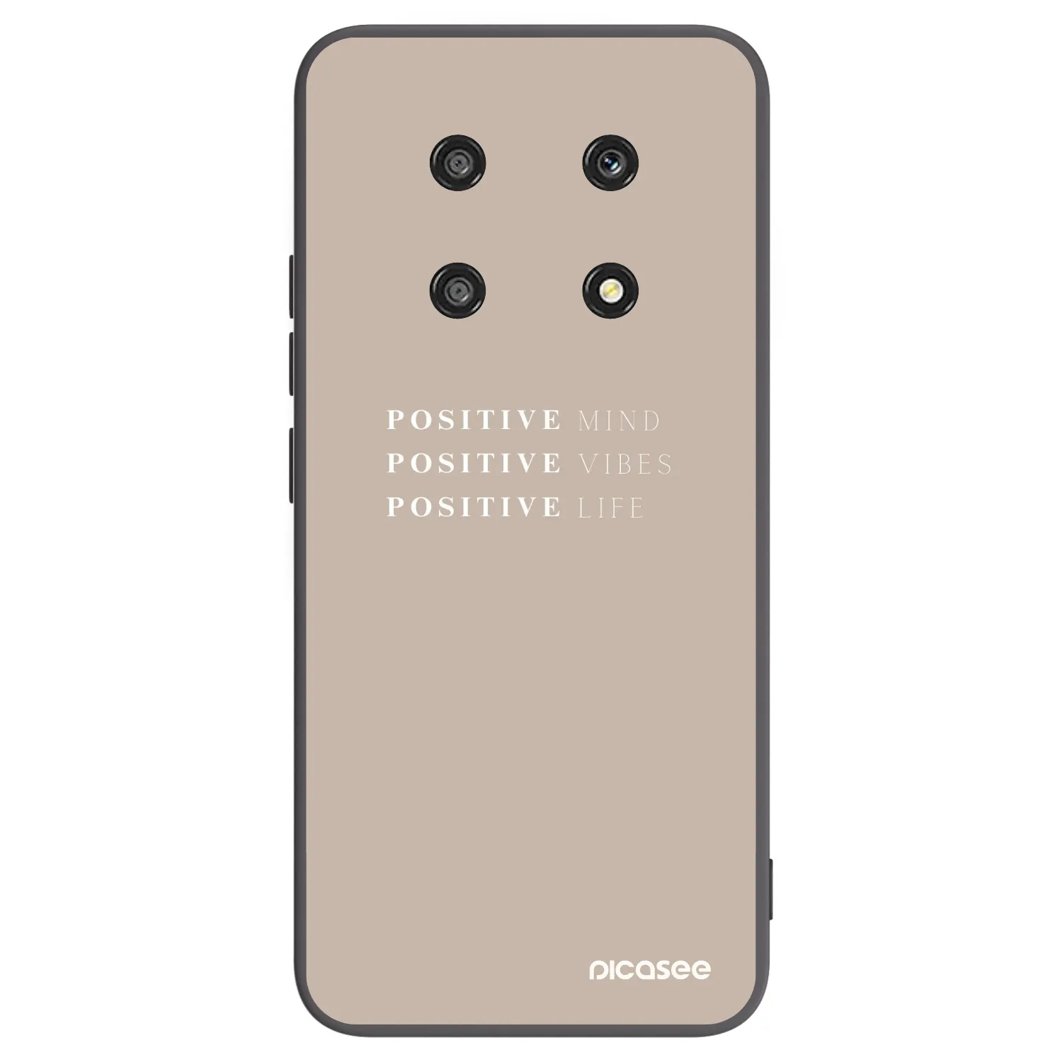 Picasee Honor Magic4 Lite 5G Hülle - Schwarzes Silikon - Positive Vibes