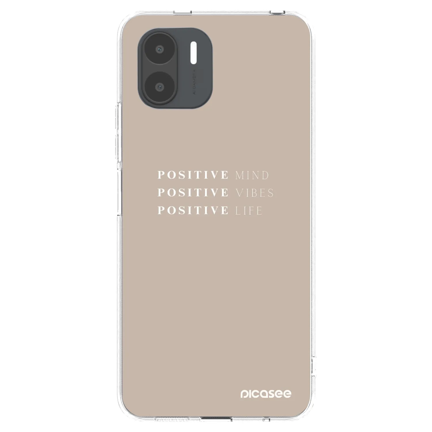 Picasee Xiaomi Redmi A2 Hülle - Transparentes Silikon - Positive Vibes