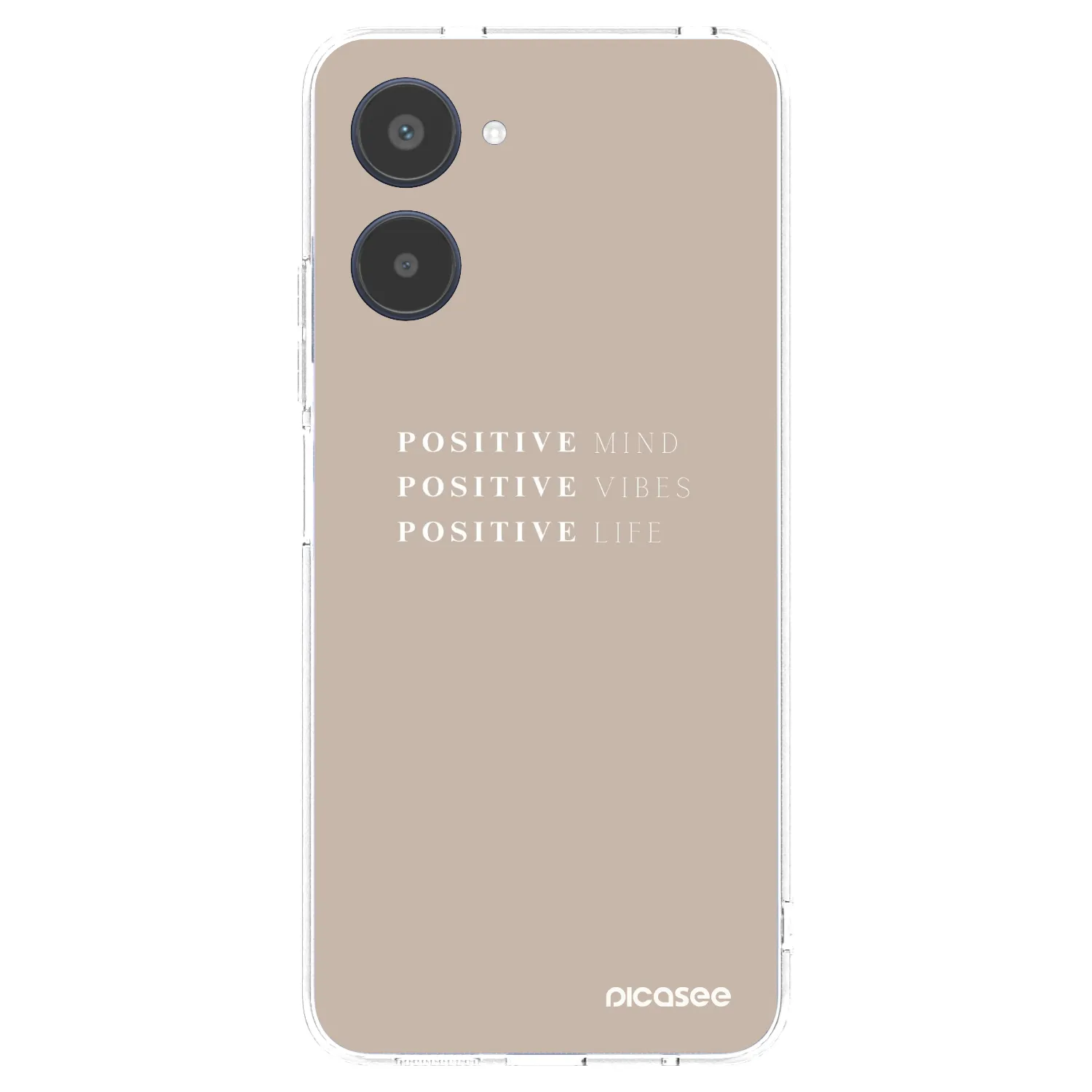Picasee Realme 10 4G Hülle - Transparentes Silikon - Positive Vibes