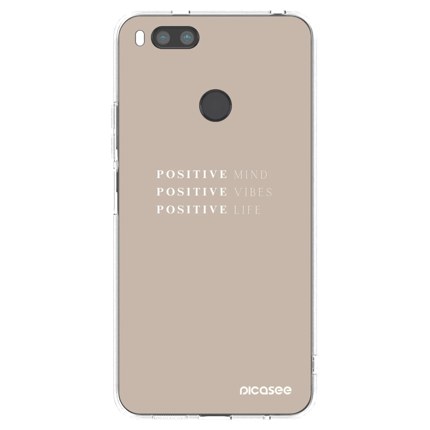 Picasee Xiaomi Redmi Note 11S 5G Hülle - Transparentes Silikon - Positive Vibes