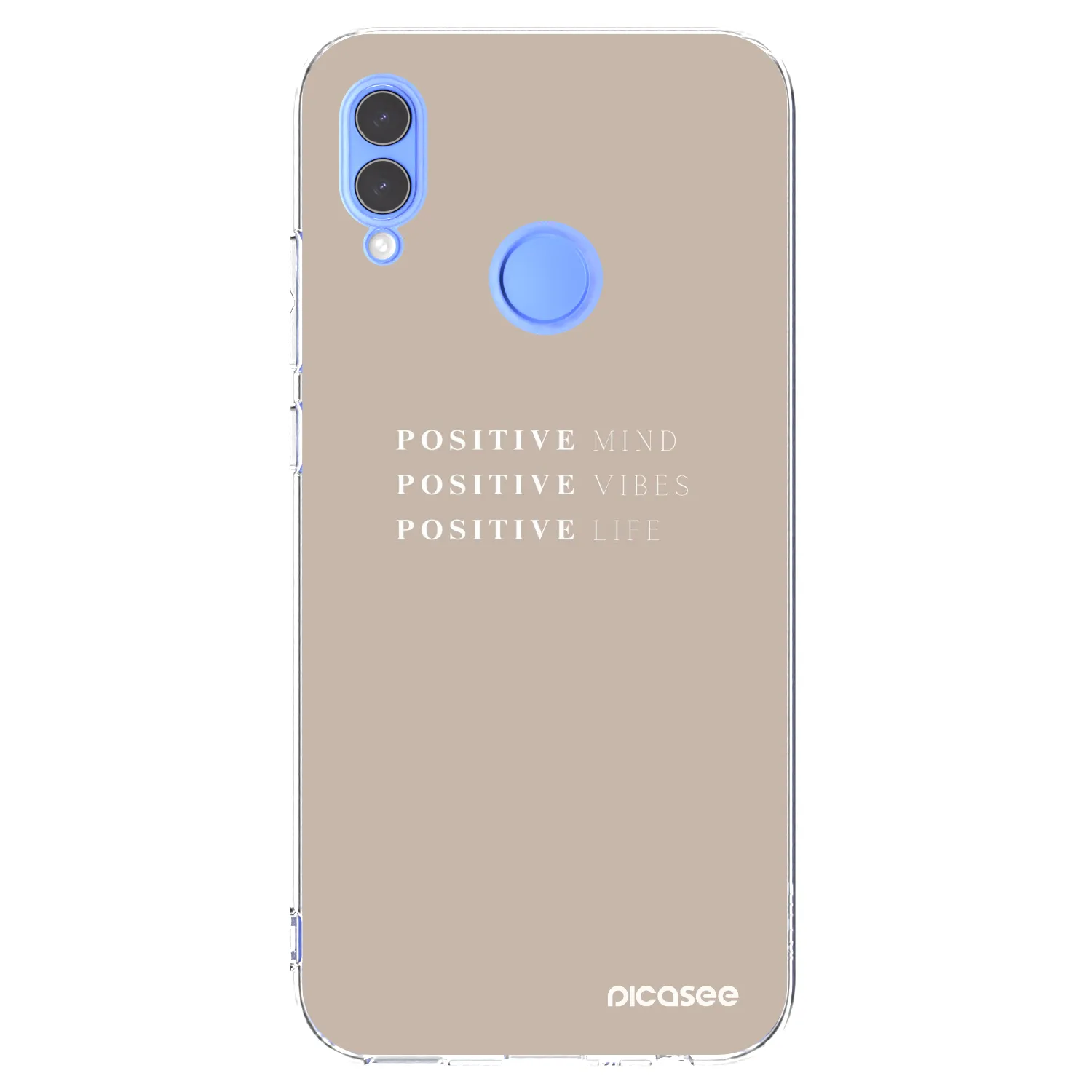 Picasee Huawei P Smart 2019 Hülle - Transparentes Silikon - Positive Vibes