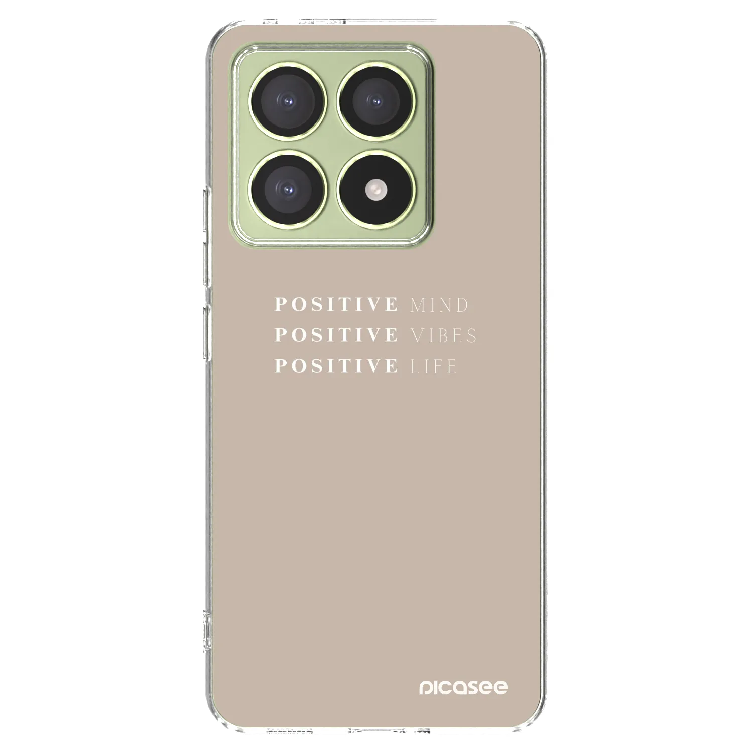 Picasee Xiaomi 14T Hülle - Transparentes Silikon - Positive Vibes