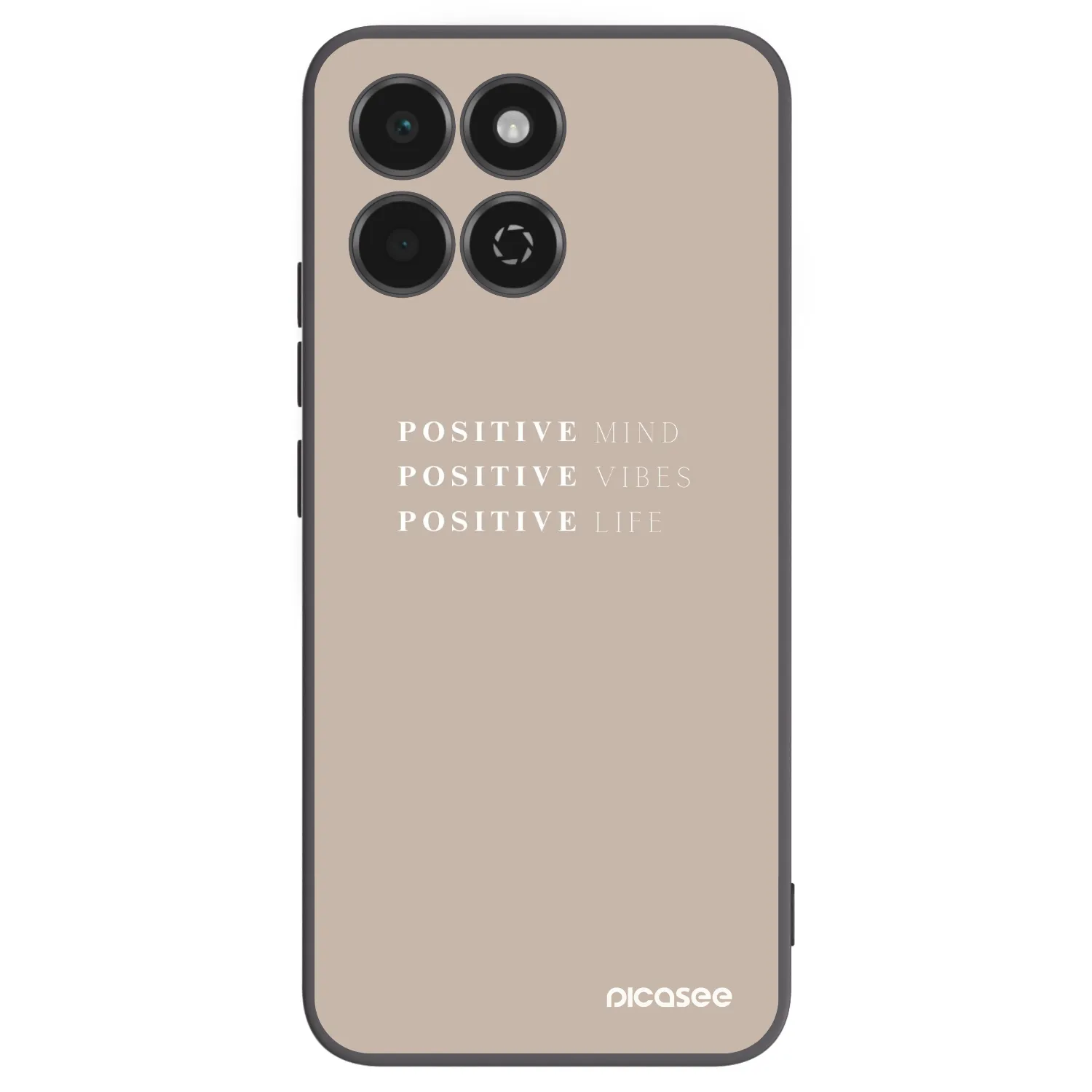 Picasee Honor 200 Smart 5G Hülle - Schwarzes Silikon - Positive Vibes