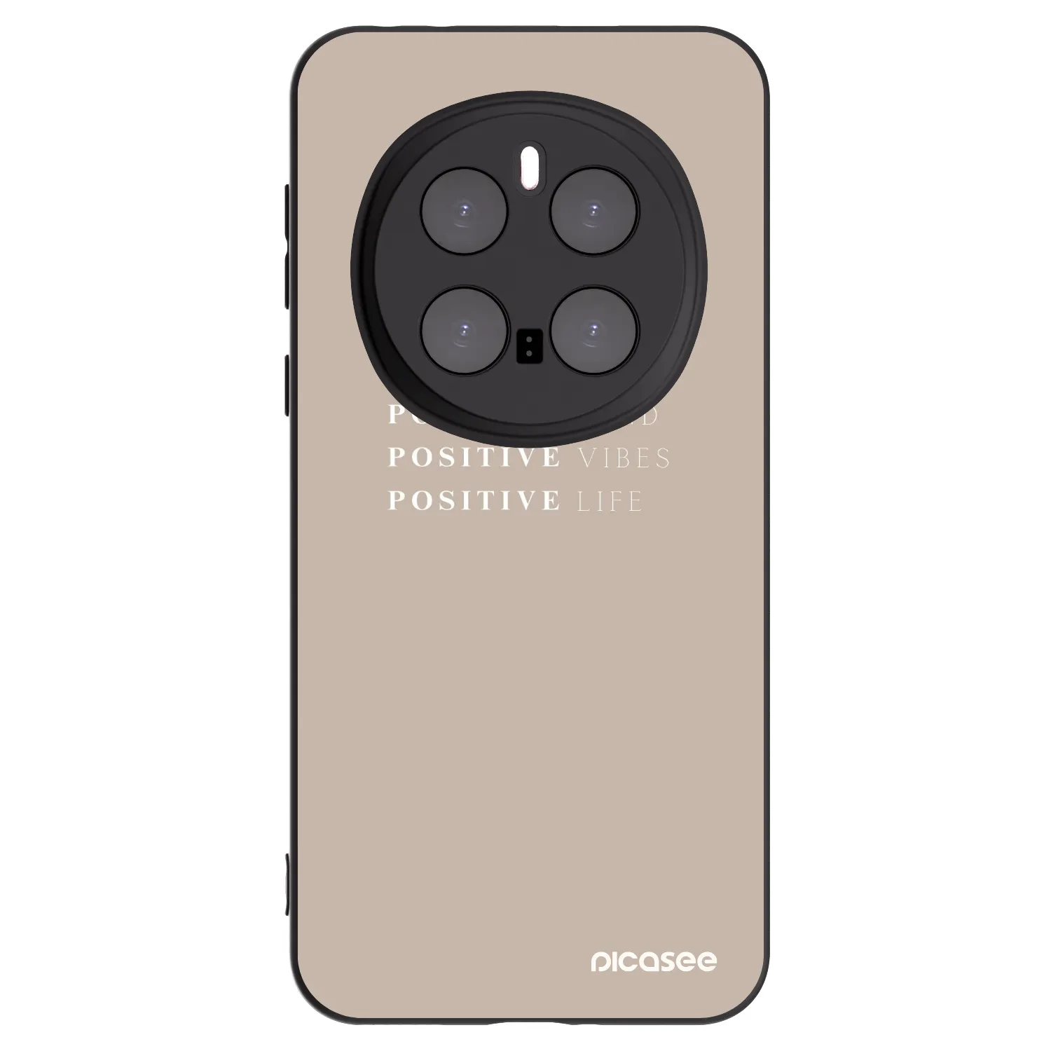 Picasee Honor Magic7 Pro 5G Hülle - Schwarzes Silikon - Positive Vibes