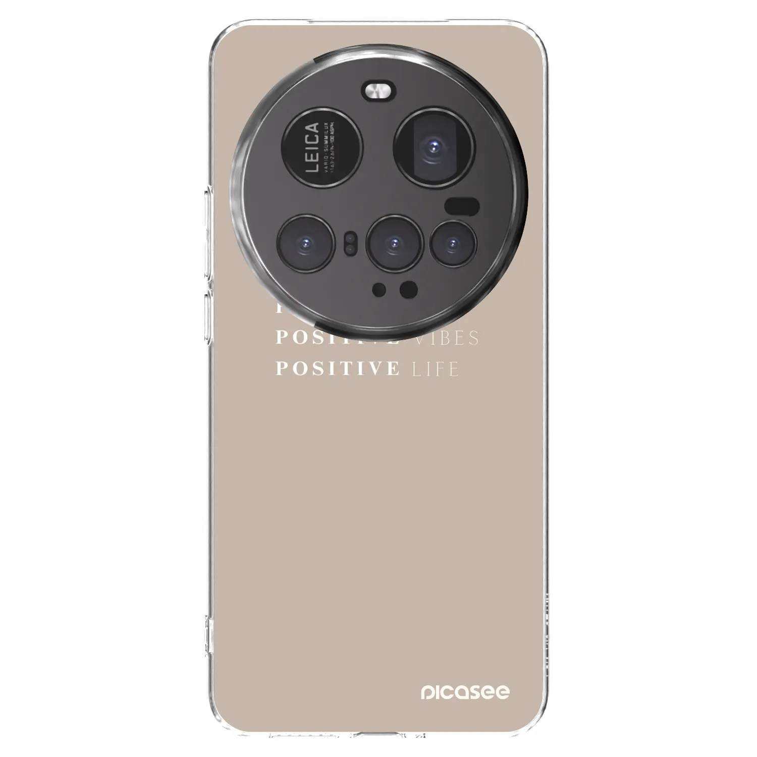 Picasee Xiaomi 15 Ultra Hülle - Transparentes Silikon - Positive Vibes