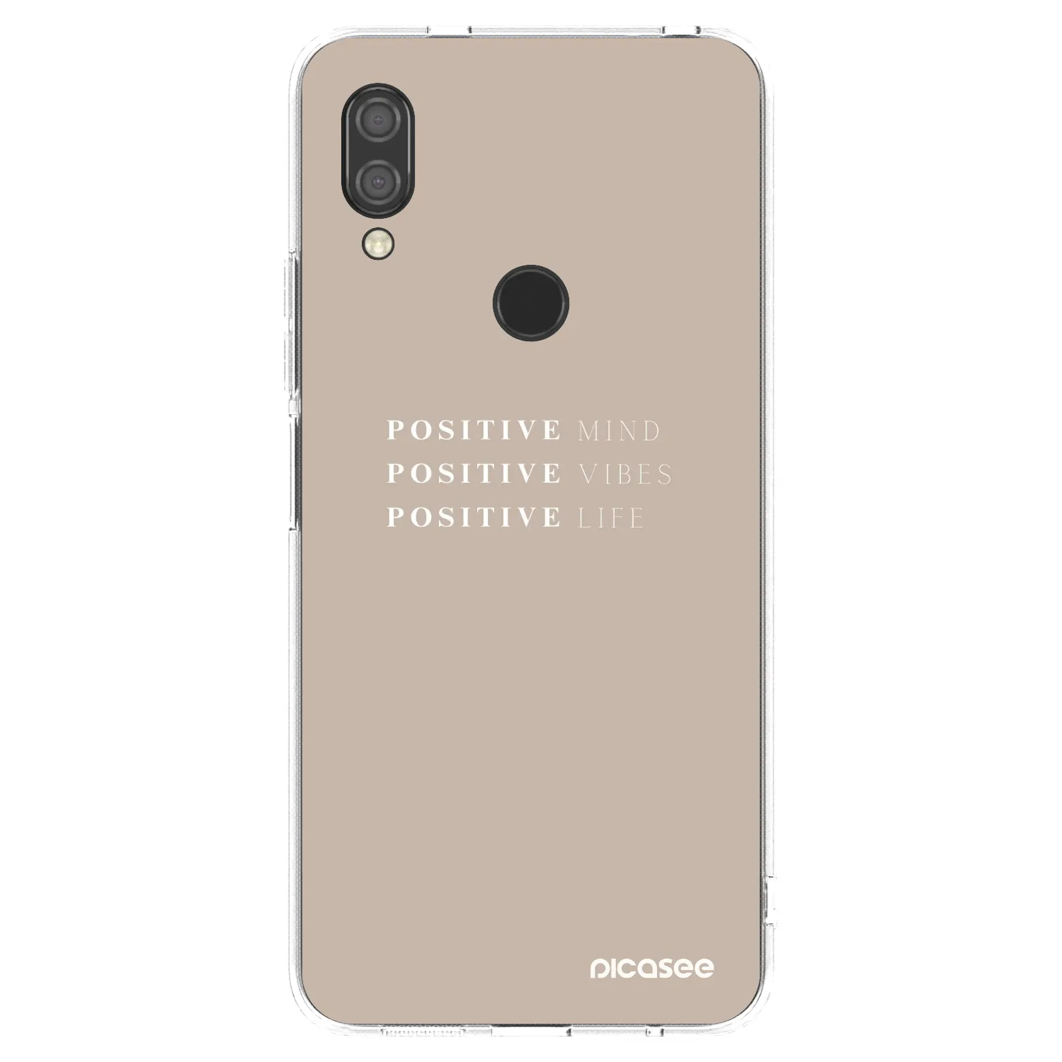 Picasee Xiaomi Redmi 7 Hülle - Transparentes Silikon - Positive Vibes