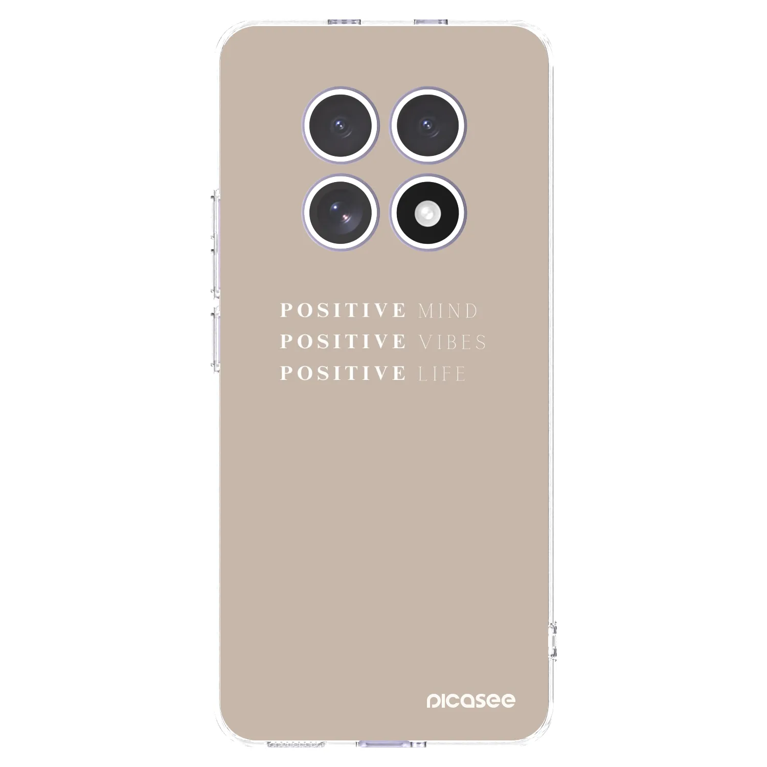 Picasee Xiaomi Redmi Note 15 Hülle - Transparentes Silikon - Positive Vibes