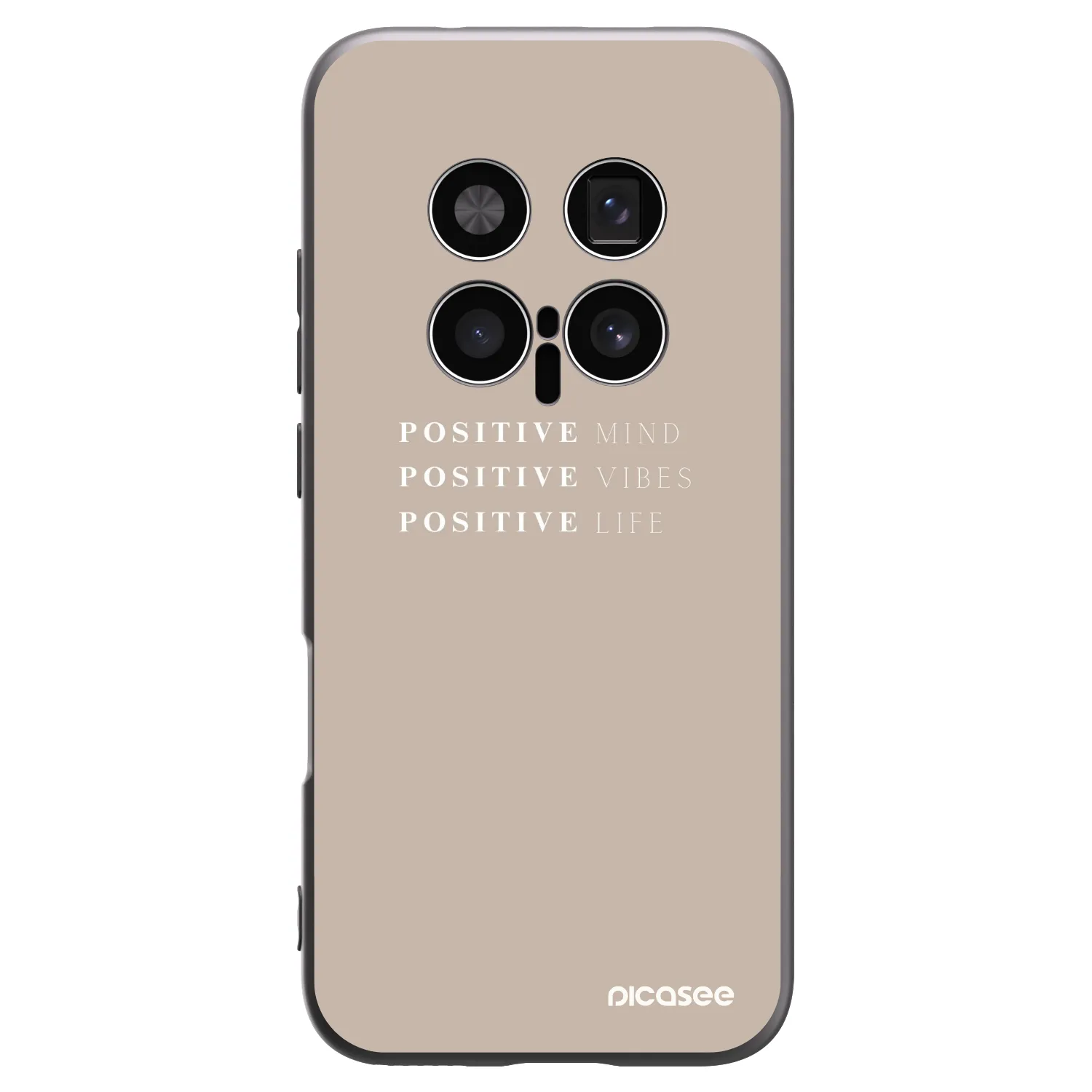 Picasee Honor Magic8 Pro 5G Hülle - Schwarzes Silikon - Positive Vibes