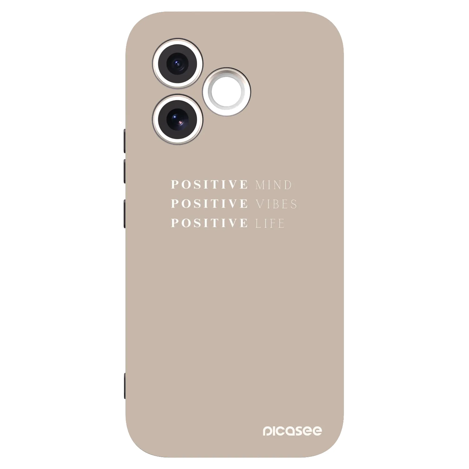 Picasee Honor 600 Lite Hülle - Schwarzes Silikon - Positive Vibes