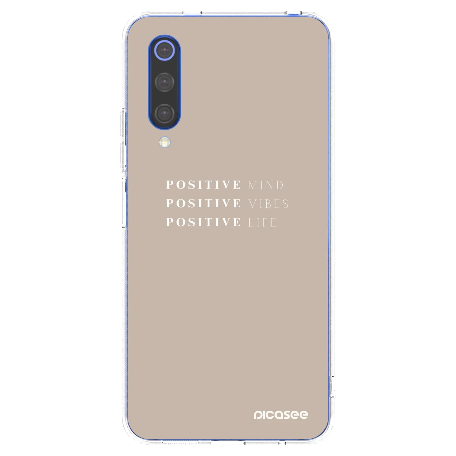 Picasee Xiaomi Mi 9 SE Hülle - Transparentes Silikon - Positive Vibes
