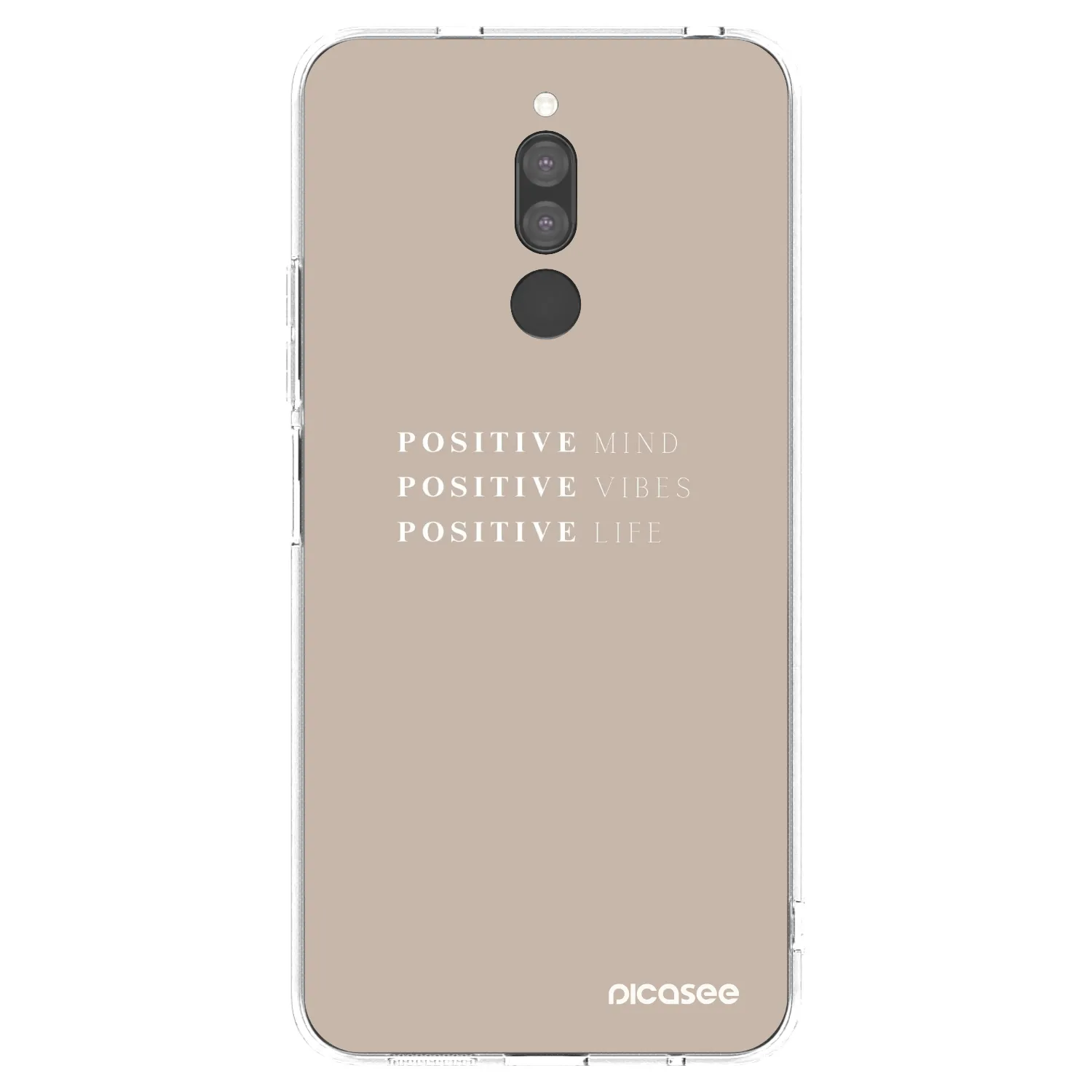 Picasee Xiaomi Redmi 8 Hülle - Transparentes Silikon - Positive Vibes